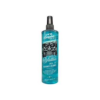 ProRapid INCA 09 Tattoo After Shave Cologne 400ml turquoise aqua bottle