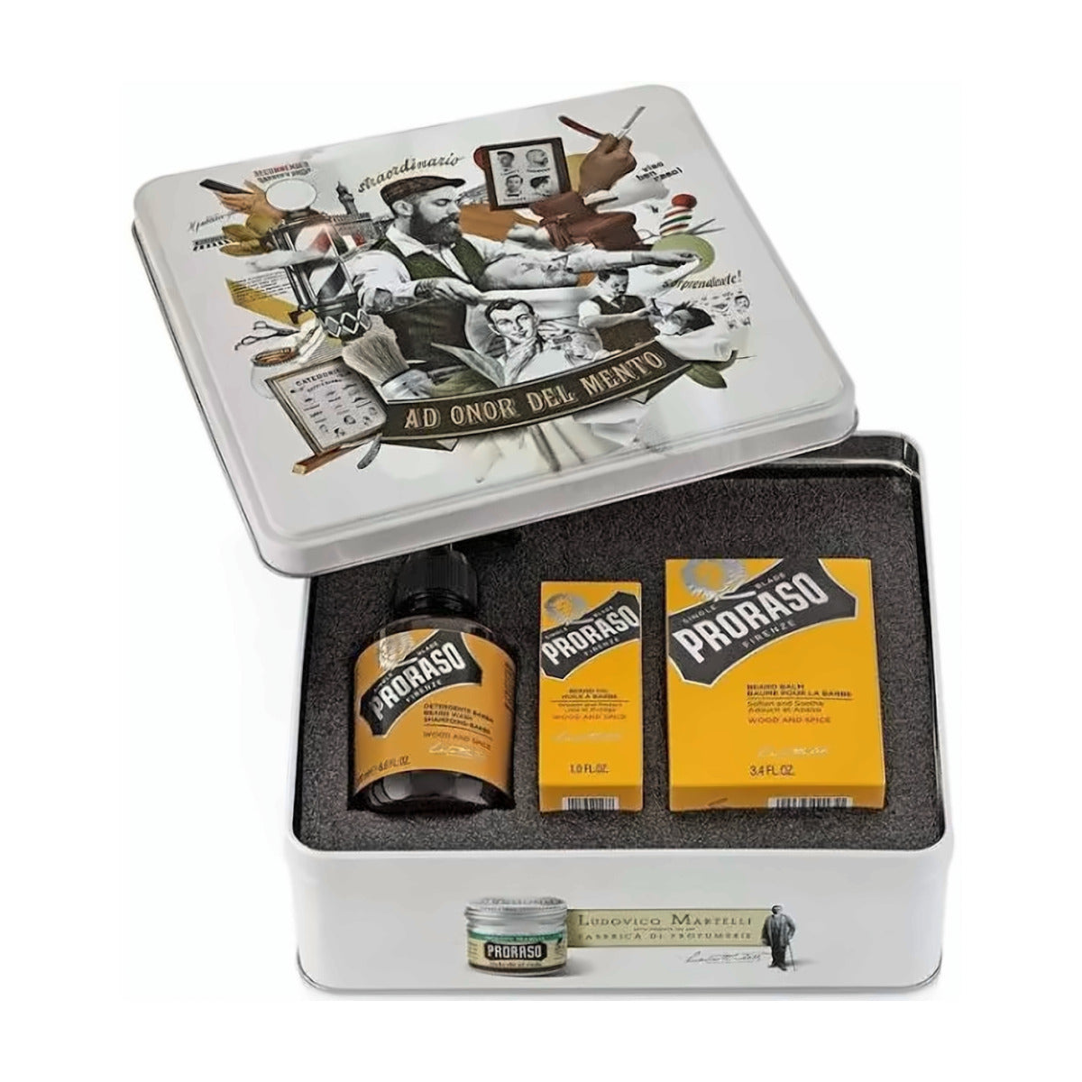 PRORASO Beard Care Tin - Wood & Spice
