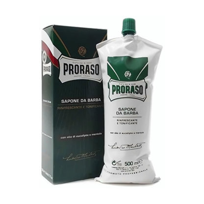 Proraso Green Shaving Soap Refill 500ml tube with green box
