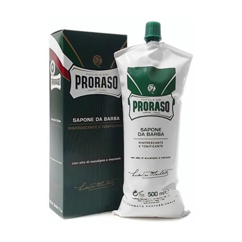 Proraso Green Shaving Soap Refill 500ml tube with green box