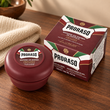 Proraso Shaving Soap Bowl Nourishing 150ml detail photograph