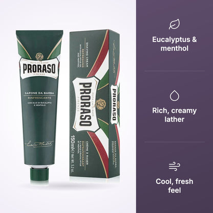 Proraso Shaving Cream Tube - Refreshing