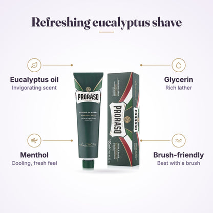 Proraso Shaving Cream Tube - Refreshing