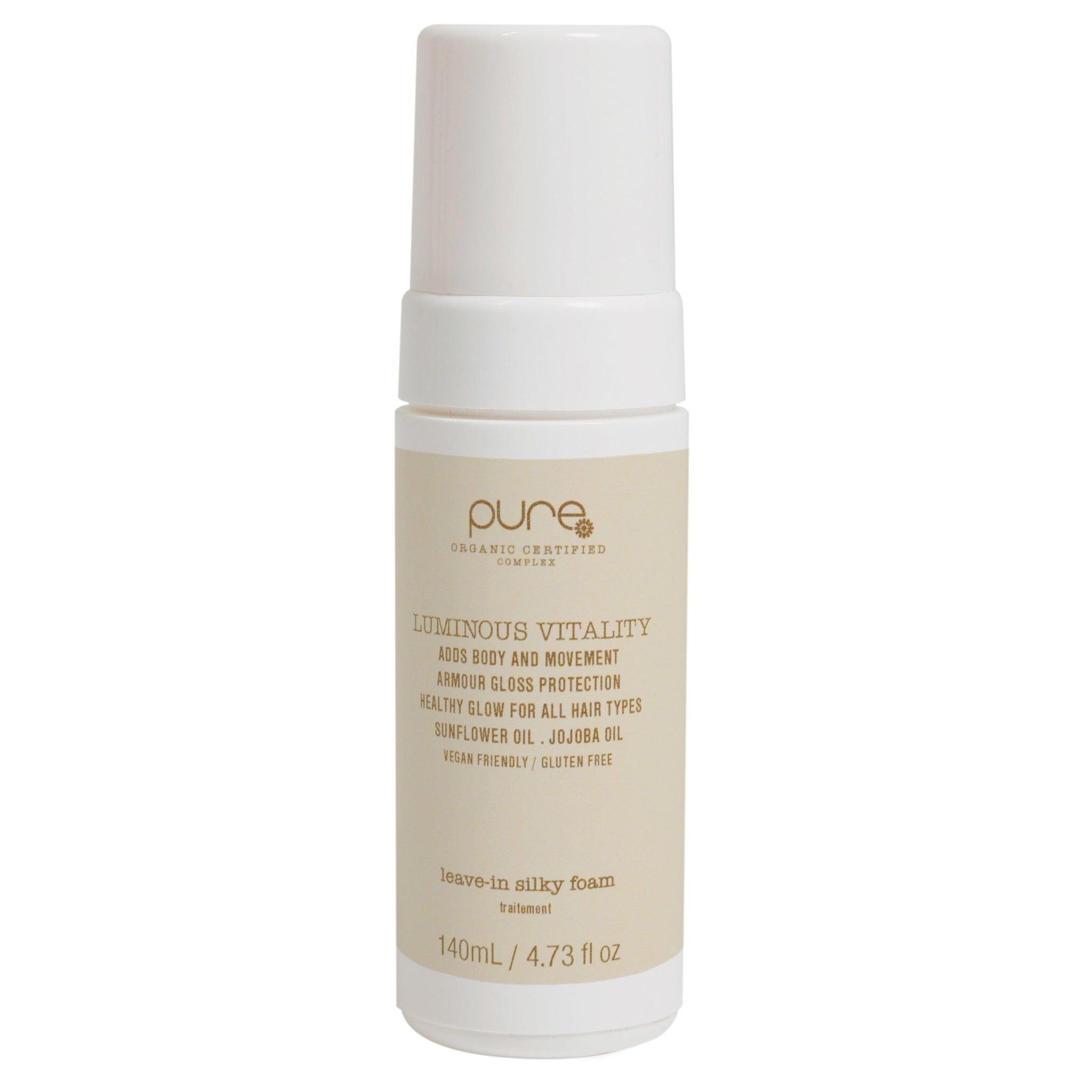 Pure Luminous Vitality Leave-In Silky Foam 140ml - product packshot