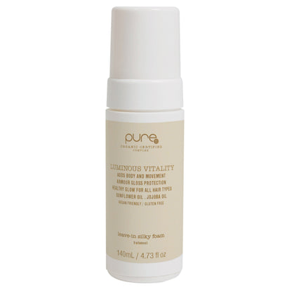 Pure Luminous Vitality Leave-In Silky Foam 140ml - product packshot