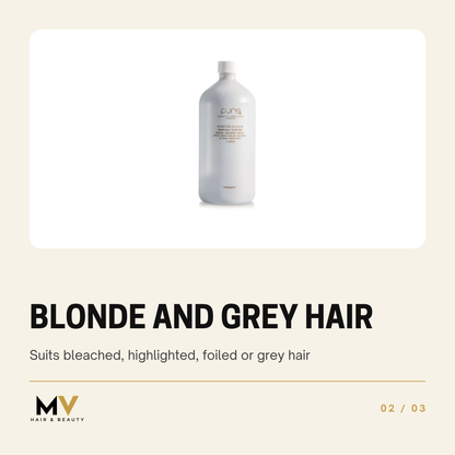 PURE Forever Blonde Shampoo 1L, Blonde and grey hair