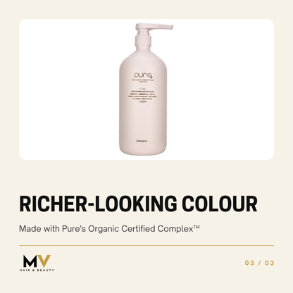 PURE Fusion Complex Shampoo 1L, Richer-looking colour