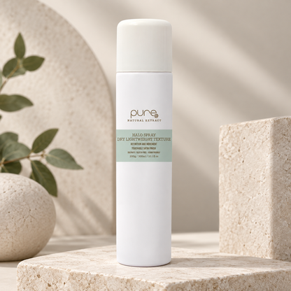 PURE Halo Spray 200g — studio product photograph