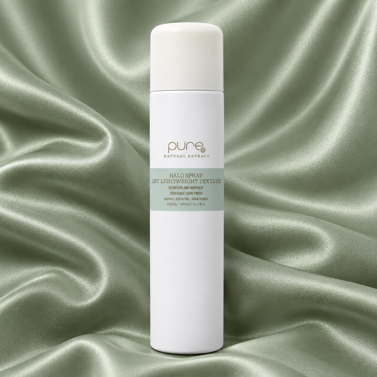 PURE Halo Spray 200g — close-up product detail