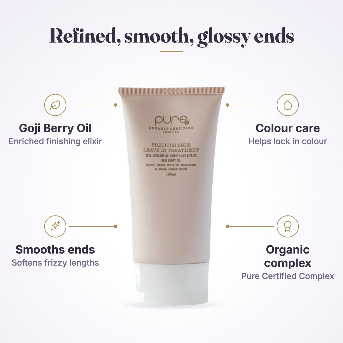 PURE Precious Ends Treatment 150ml product features