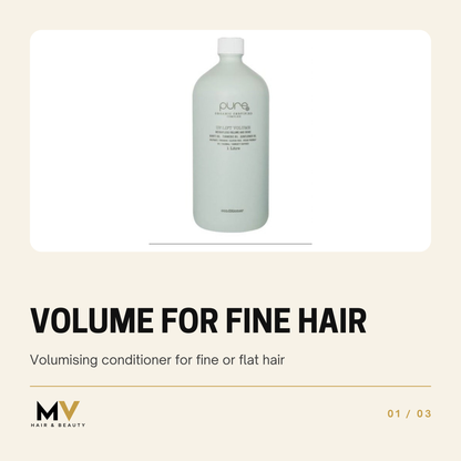 PURE Up.Lift Volume Conditioner 1L, Volume for fine hair