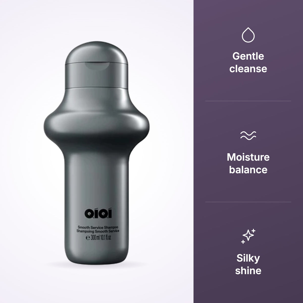 QIQI Smooth Service Shampoo 300ml key benefits