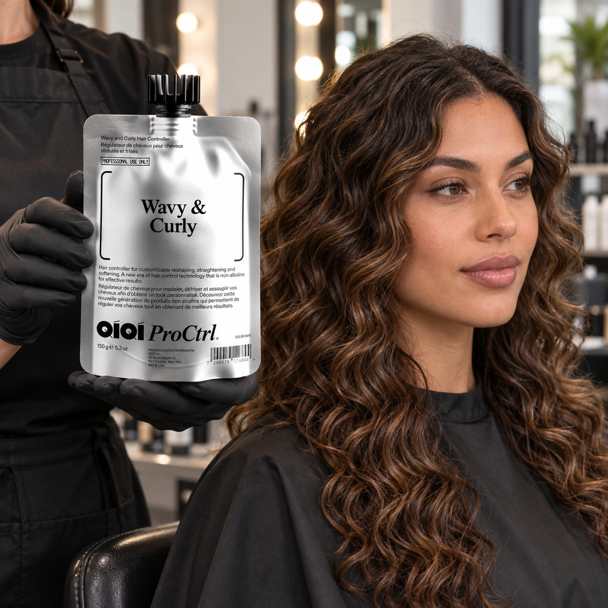 QIQI PRO CTRL Wavy Curly Hair Controller 150g salon context