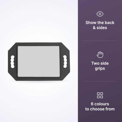 MV Handheld Rectangle Salon Mirror – 6 Colours