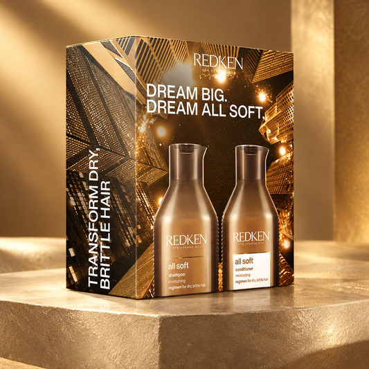 Redken All Soft Duo Holiday Gift Pack — studio product photograph