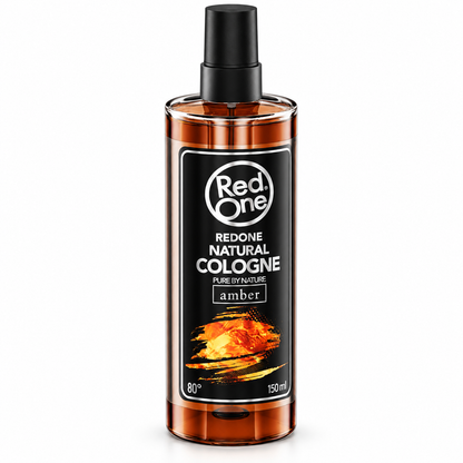 RedOne Amber After Shave Cologne 150ml spray bottle on a white background