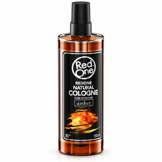 RedOne Amber After Shave Cologne 150ml spray bottle on a white background