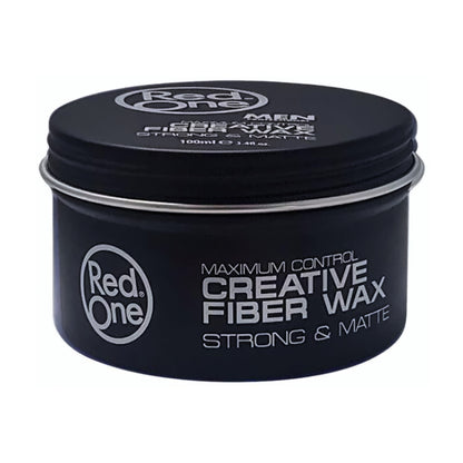 RedOne Creative Fiber Wax Strong & Matte 100ml front tin