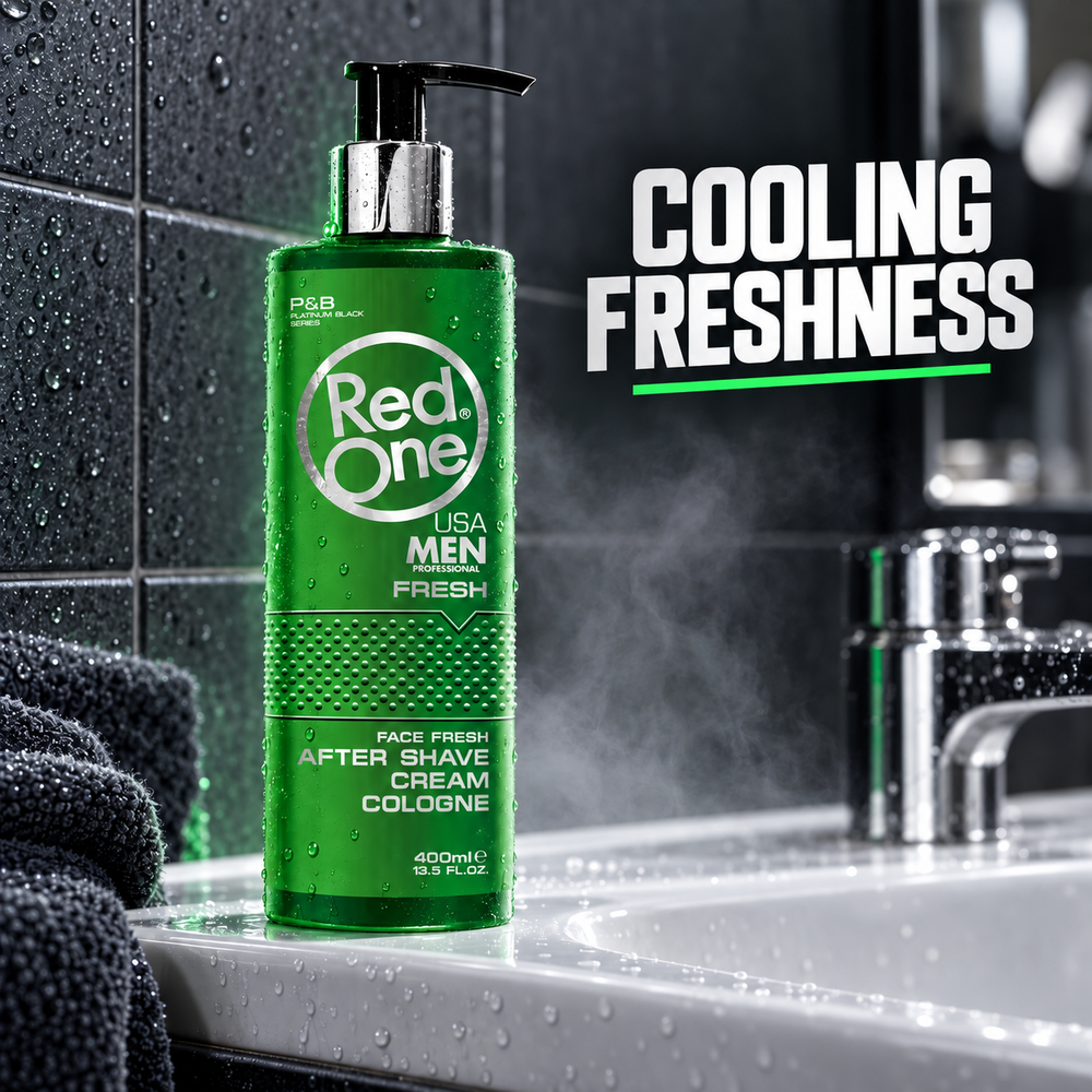 RedOne After Shave Cream Cologne Fresh 400ml – cooling freshness