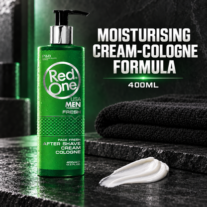 RedOne After Shave Cream Cologne Fresh 400ml – moisturising cream-cologne formula