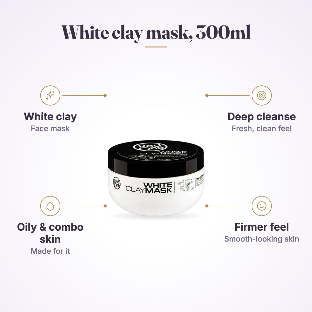 RedOne White facial Clay Mask