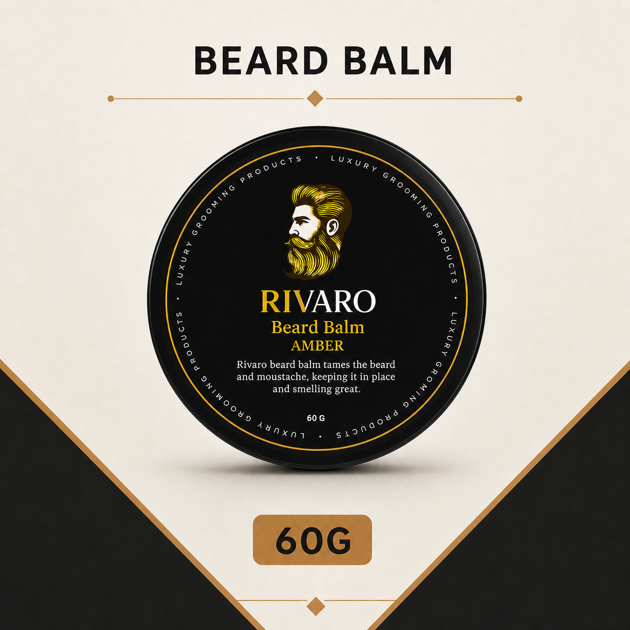 Rivaro Amber Beard Balm 60g product details
