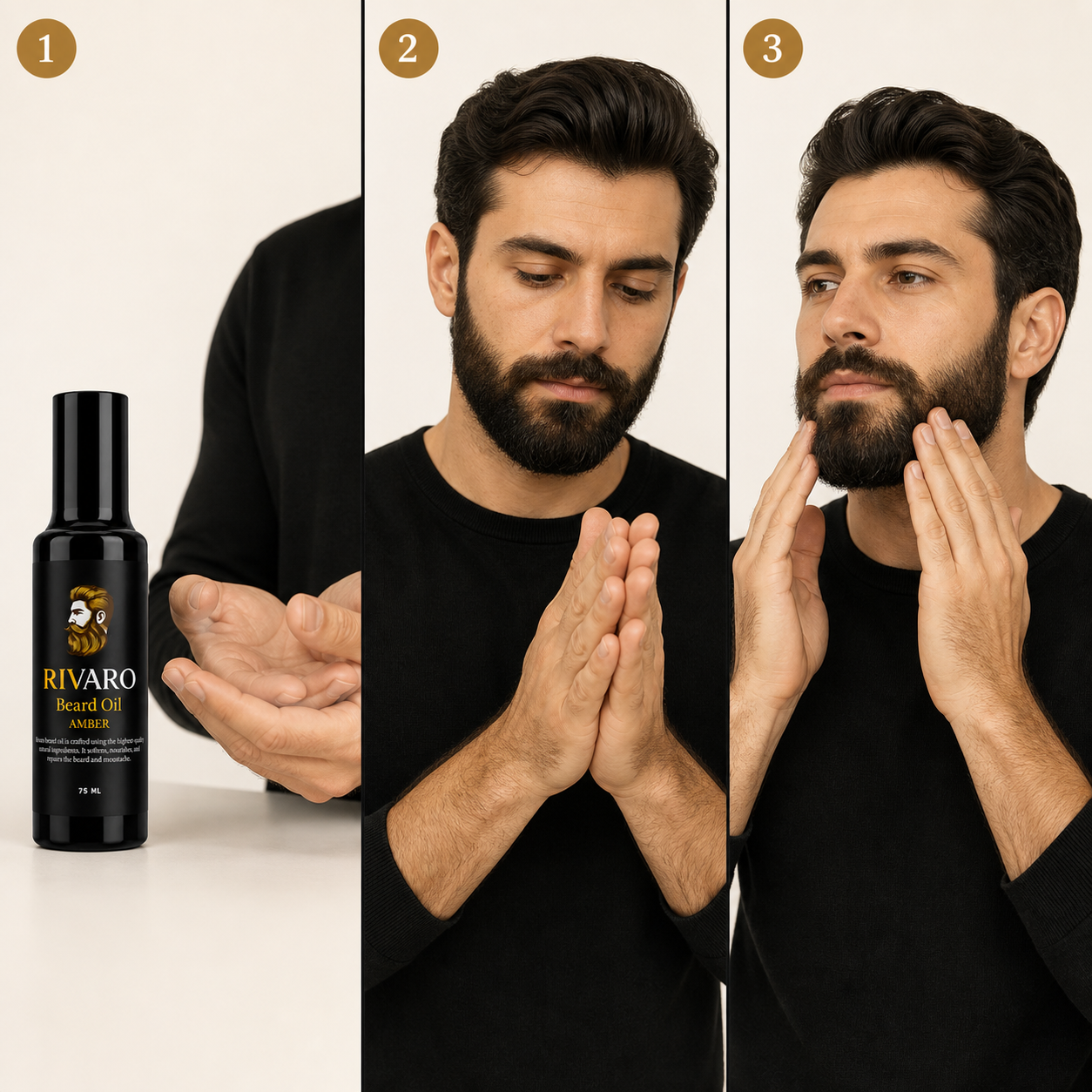 How to use Rivaro Amber Beard Oil 75ml