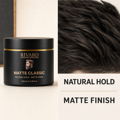 Rivaro Matt Classic Wax 100ml hold and matte finish