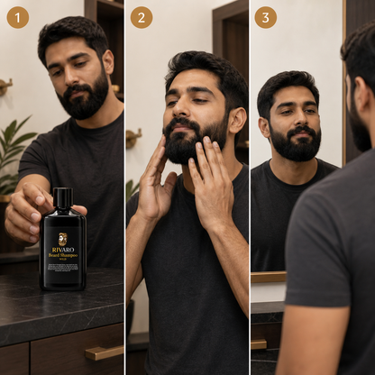 How to use Rivaro Wild Beard Shampoo 260ml