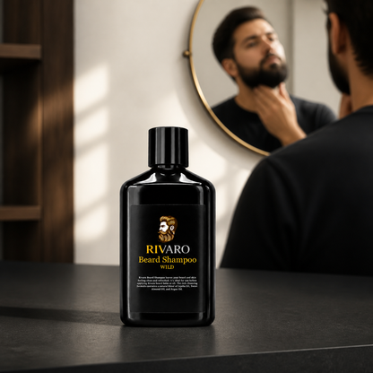 Rivaro Wild Beard Shampoo 260ml beard grooming lifestyle