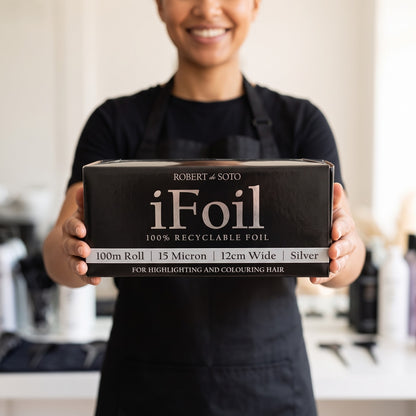 Robert de Soto iFoil 100m silver foil roll lifestyle image