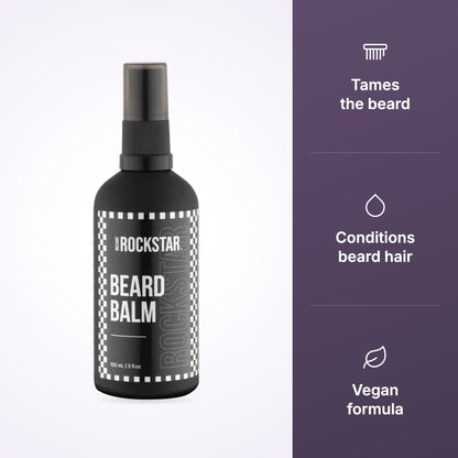 Instant Rockstar Beard Balm 100ml bottle