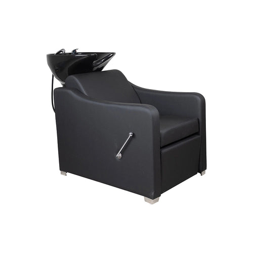 Salon & Co The Lever black salon basin and chair