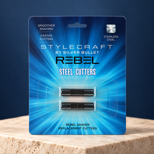 StyleCraft by Silver Bullet Rebel Shaver Replacement Cutter studio photograph