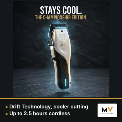 Wahl Vapor CE Clipper, ColorStyle Duo Trimmer & Jumbo Polyester Barber Cape Trio