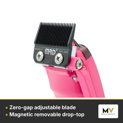 MRD Pro Smart Brain Cordless Clipper & Vector Foil Shaver Duo - Pink
