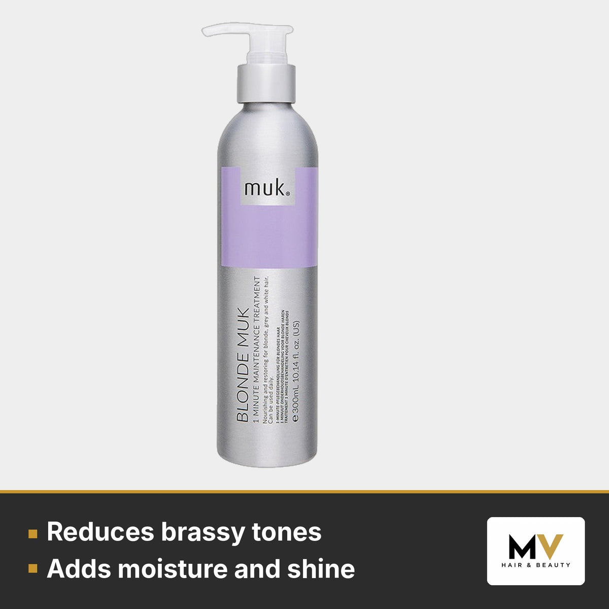 Blonde muk Shampoo & 1 Minute Treatment Duo