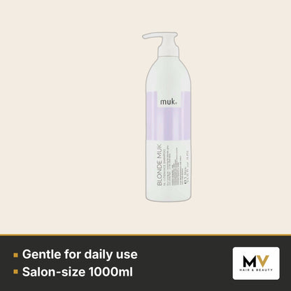 Blonde muk Shampoo 1L & 1 Minute Treatment 1L Duo