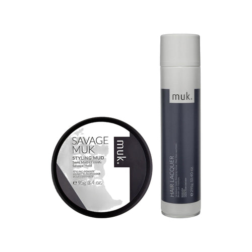 Savage muk Styling Mud & Hair Lacquer Duo - muk Styling