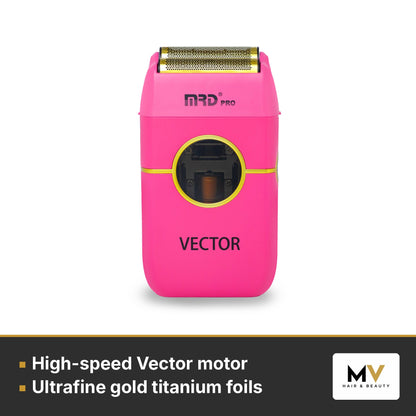 MRD Pro Smart Brain Cordless Clipper & Vector Foil Shaver Duo - Pink