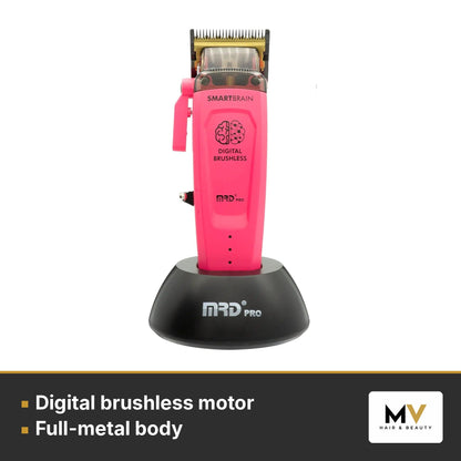 MRD Pro Smart Brain Cordless Clipper & Vector Foil Shaver Duo - Pink
