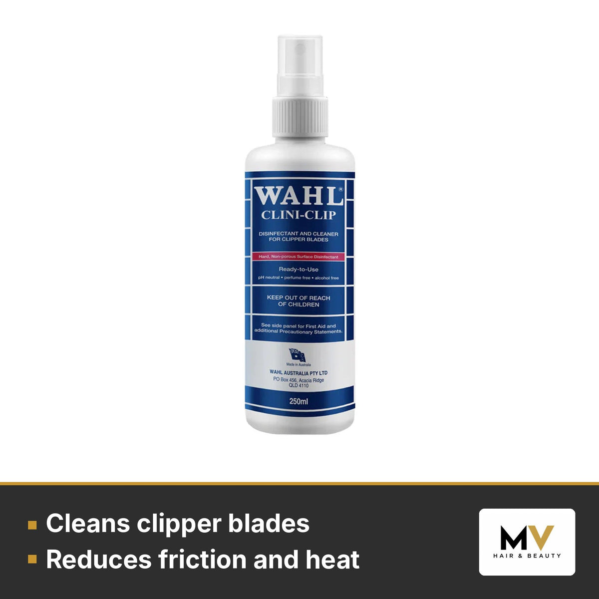 Wahl 5 Star Gold Cordless Magic Clip, 5 Star Gold Detailer Li Trimmer, Cool Ice Blade Spray 397g & Clini-Clip Blade Cleaner 250ml Kit – view 5