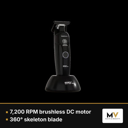 MRD Pro Precision Clipper, Smart Brain Precision BLDC Trimmer & Smart Brain Trimmer Blade Trio - Black – view 3