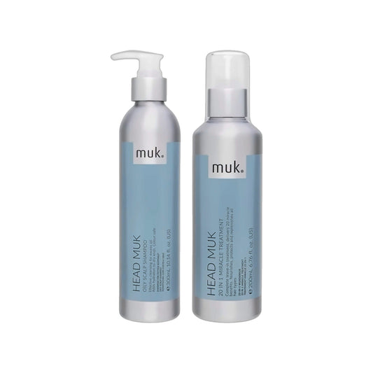 Oily Scalp Shampoo & 20 in 1 Miracle Treatment Duo - Head muk