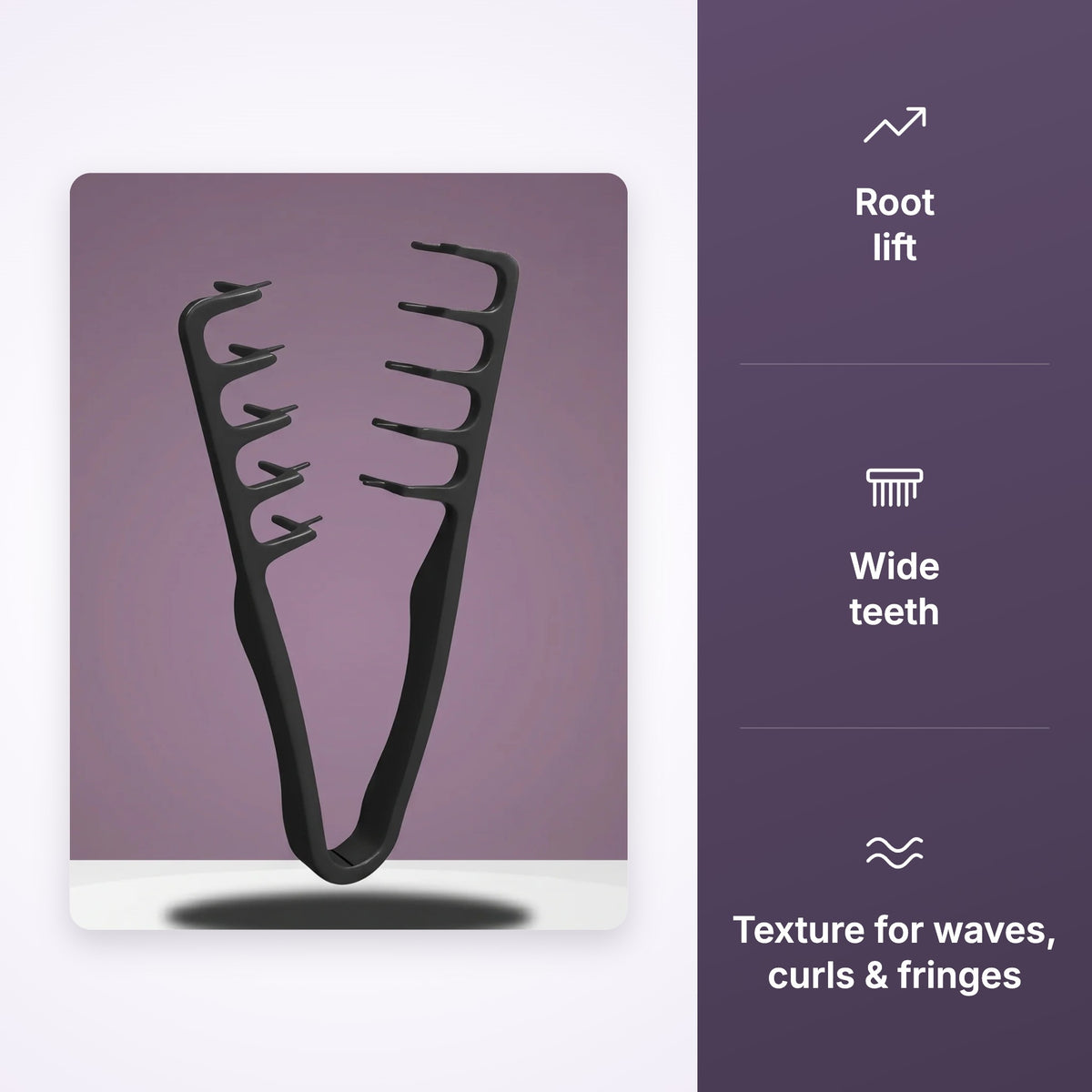 Texture Comb – Volumising Wide-Tooth Styling Comb