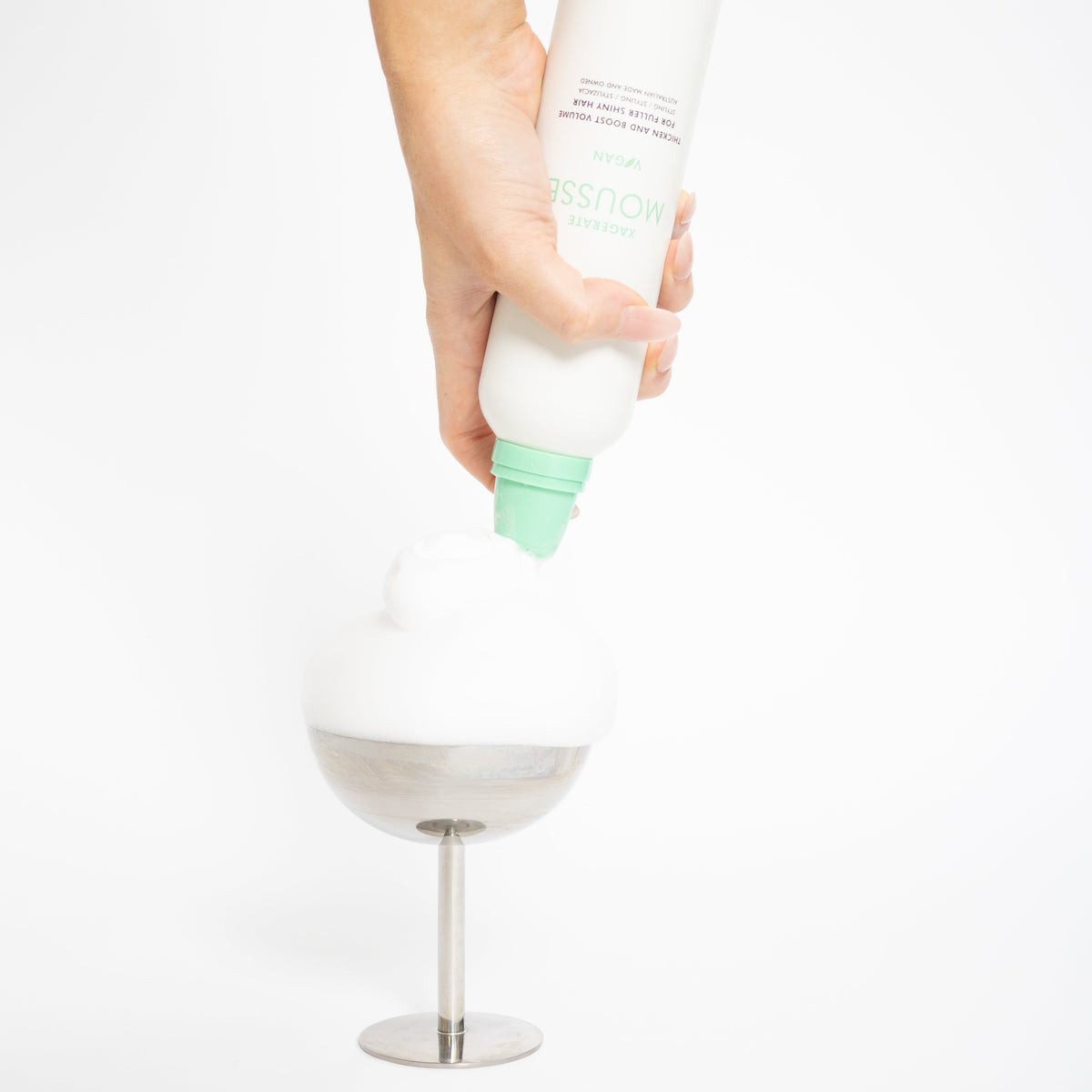 JUUCE Xagerate Mousse 200g — manufacturer promotional image