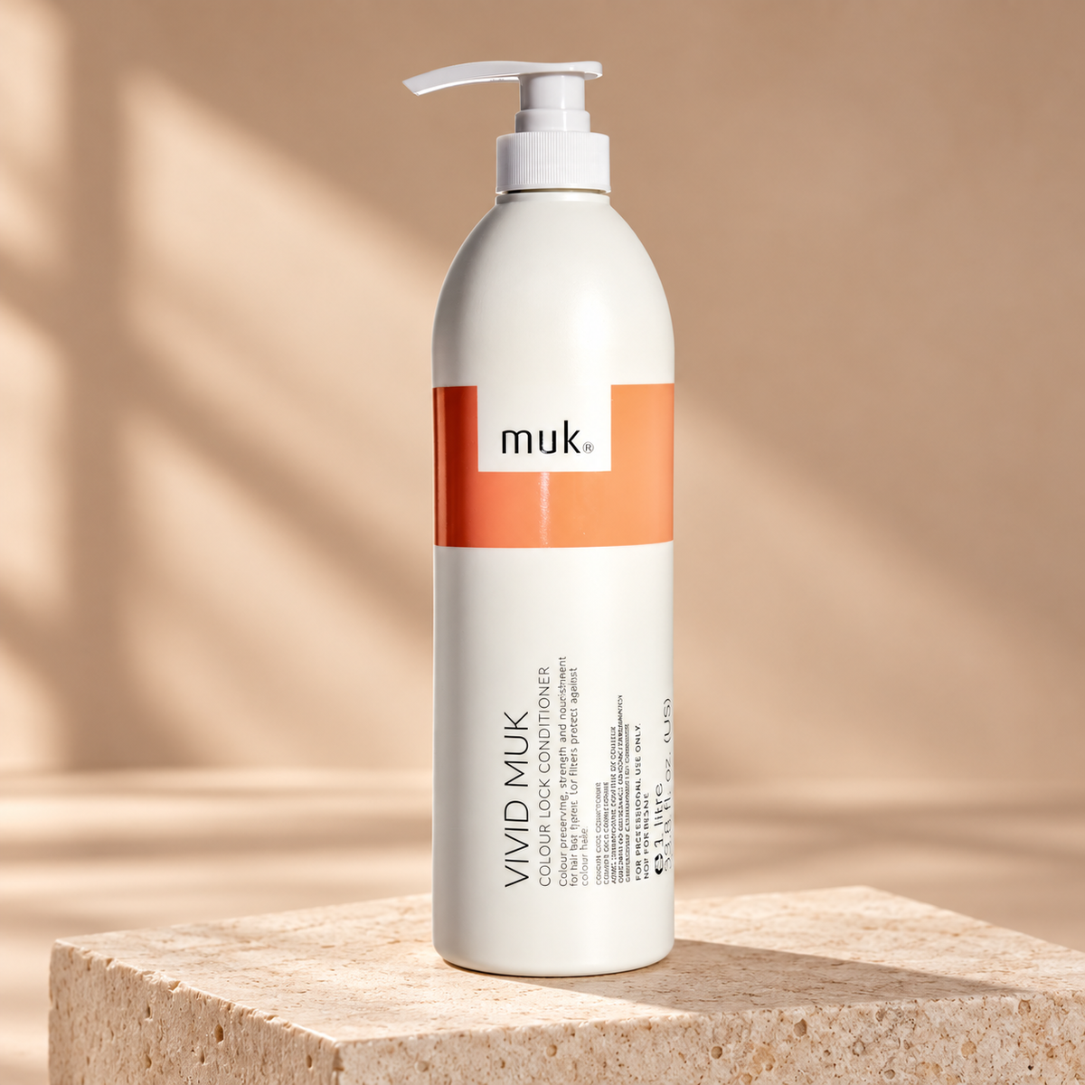 Vivid muk Colour Lock Conditioner 1000ml studio product photograph