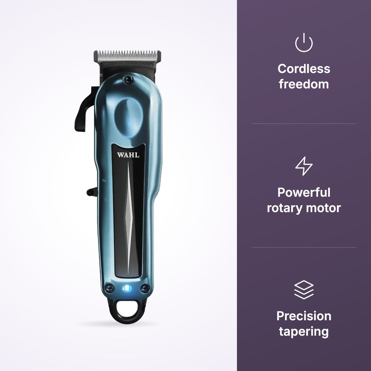 Wahl Super Taper X cordless clipper, product view 3