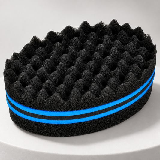 Wave Barber Hair Brush Sponge — studio product photograph