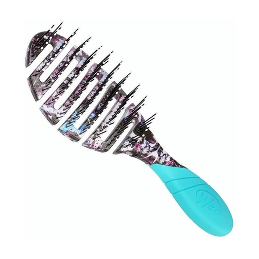 Wet Brush Pro Flex Dry Street Art Teal vent brush for blow-drying